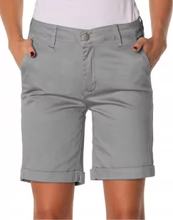 Eleganckie Krótkie Spodenki Szorty Damskie 855 W35 - Spodenki damskie - miniaturka - grafika 1