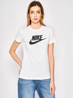 Koszulki i topy damskie - Nike T-Shirt BV6169 Biały Standard Fit - grafika 1
