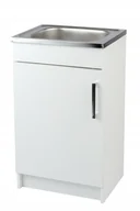 Meble kuchenne - Szafka kuchenna biała 50 zlew syfon - miniaturka - grafika 1