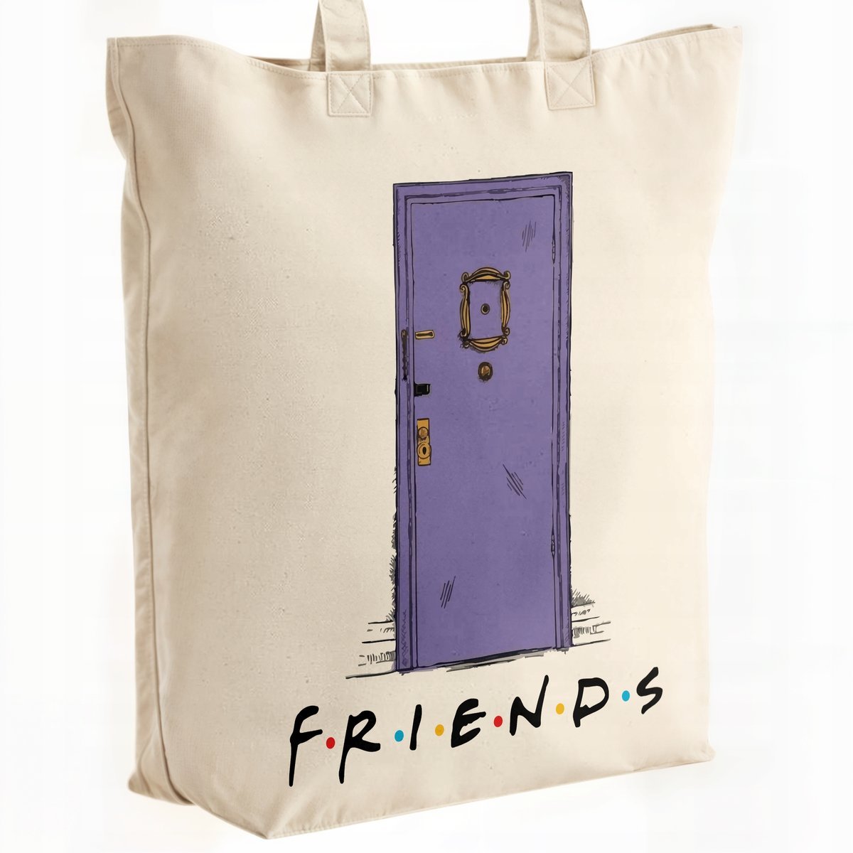 Torba bawełniana premium na zakupy Friends Przyjaciele Dla Fanów Serialu