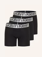 Majtki damskie - Calvin Klein Bokserki Steel Cotton, 3 Szt. schwarz - miniaturka - grafika 1