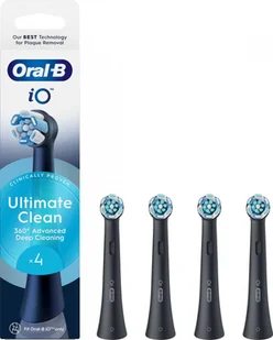 Oral-B iO Ultimate Clean EB4 4 szt. czarny - Końcówki do szczoteczek elektrycznych - miniaturka - grafika 1