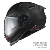 Kaski motocyklowe - Kask Integralny Nexx X.WST3 Plain Jednolity matowy czarnyS - miniaturka - grafika 1