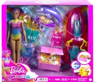 Lalki dla dziewczynek - Lalka Barbie Dreamtopia Zestaw Lalka I Skuter Wodny, Piesek, Delfinki - miniaturka - grafika 1