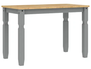 Klasyczny drewniany stół szary + miodowy brąz 30x12x4 W1-P49 - Stoły - miniaturka - grafika 1