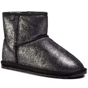 Emu Australia Buty Wallaby Mini Metallic Teens T12358 Black - Śniegowce damskie - miniaturka - grafika 1