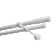 Karnisze - Karnisz DECASTYL Techno podwójny 480 cm Biały - miniaturka - grafika 1