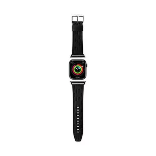 Karl Lagerfeld Saffiano Monogram - Pasek do Apple Watch 38/40/41 mm - Akcesoria do smartwatchy - miniaturka - grafika 1