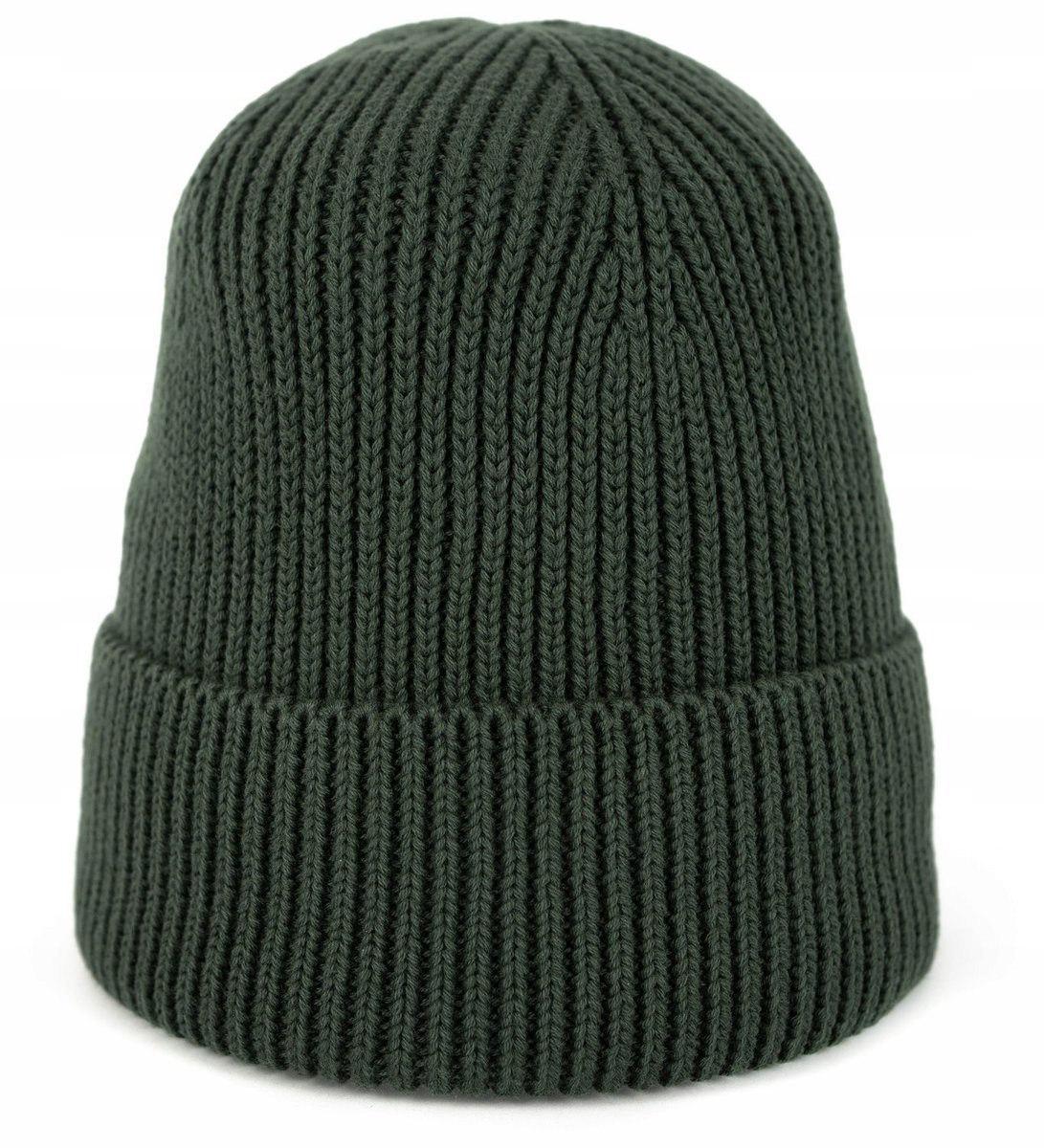 Bawełniana wywijana czapka Virrat drobno pleciona unisex cz23307-2