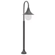 Lampy ogrodowe - vidaXL Lampa ogrodowa na słupku, 120 cm, E27, aluminium, kolor brązu - miniaturka - grafika 1