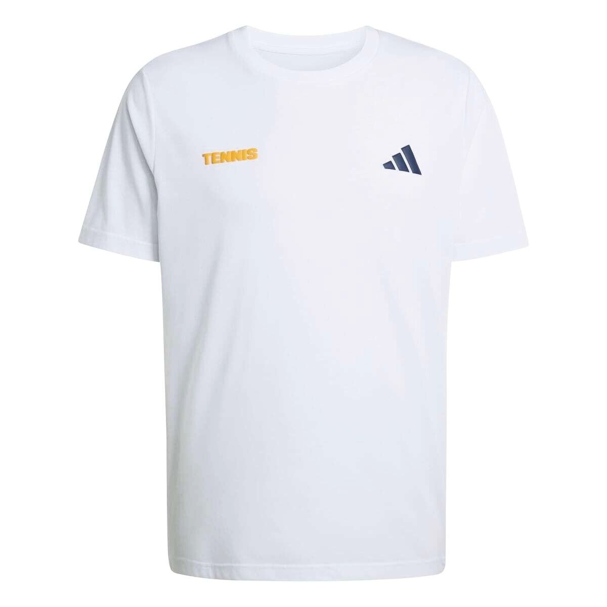 Koszulka męska adidas Tennis Hot Egg Graphic T-Shirt White S