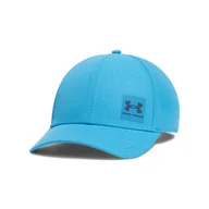 Czapki męskie - Męska Czapka z daszkiem UNDER ARMOUR M ISO-CHILL ARMOURVENT ADJ 1383440-452 – Niebieski - miniaturka - grafika 1