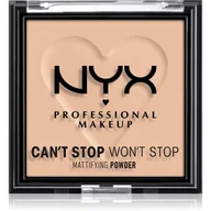 Pudry do twarzy - NYX Professional Makeup Can’t Stop Won’t Stop Mattifying Powder Light Medium - miniaturka - grafika 1