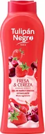 Kosmetyki do kąpieli - Żel pod prysznic Tulipan Negro Truskawka i Wiśnia 650 ml (8410751093145) - miniaturka - grafika 1