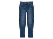 Spodnie i spodenki dla dziewczynek - pepperts!® Jeansy dziewczęce z bawełną, super skinny fit (Niebieski, 146) - miniaturka - grafika 1