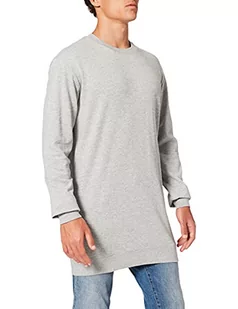 Urban Classics Męska bluza z długim rękawem, polar Crewneck, szary (grey 111), S - Bluzy męskie - miniaturka - grafika 1