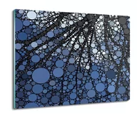 Deski do krojenia - szklana osłona kuchenna Abstrakcja kulki dąb 60x52, ArtprintCave - miniaturka - grafika 1