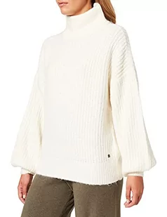 Noisy May Damski sweter z dzianiny Nmrobina L/S z wysokim dekoltem, Sugar Swizzle, L - Swetry damskie - miniaturka - grafika 1
