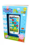 Zabawki interaktywne dla dzieci - HH Edukacyjny Smartfon Świnka Peppa 62312 - miniaturka - grafika 1