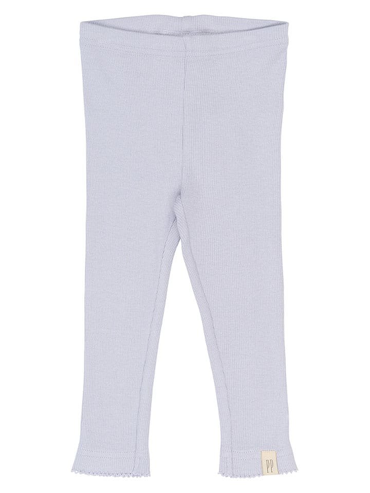 Petit Piao Legginsy w kolorze fioletowym