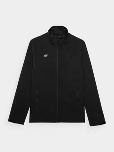 4F Softshell wiatroodporny membrana 5000 męski - czarny XXL - Kurtki i kamizelki sportowe męskie - miniaturka - grafika 1