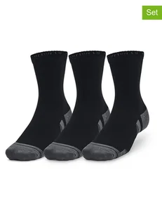 Under Armour Skarpety sportowe (3 pary) "Performance" w kolorze czarnym - Skarpetki męskie - miniaturka - grafika 1