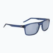 Okulary przeciwsłoneczne - Okulary przeciwsłoneczne Nike Fire L matte mystic navy/ polar silver WYSYŁKA W 24H 30 DNI NA ZWROT - miniaturka - grafika 1
