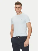 Koszulki męskie - Lacoste T-Shirt TH6709 Błękitny Regular Fit - miniaturka - grafika 1