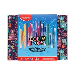 Maped Zestaw artystyczny Colorpeps brokat 31 elementów - Przybory szkolne - miniaturka - grafika 2