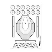Tarcze i kulochwyty - Tactical Weapon System - Tarcza strzelecka TWS Drill IPSC - miniaturka - grafika 1