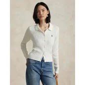 Swetry damskie - POLO RALPH LAUREN Kardigan Slim Fit - miniaturka - grafika 1