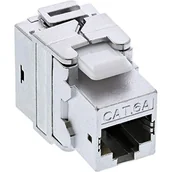 Wtyczki i adaptery - Keystone InLine InLine InLine Moduł zatrzaskowy Premium RJ45 Jack 6a z osłoną przeciwpyłową 76202D - miniaturka - grafika 1