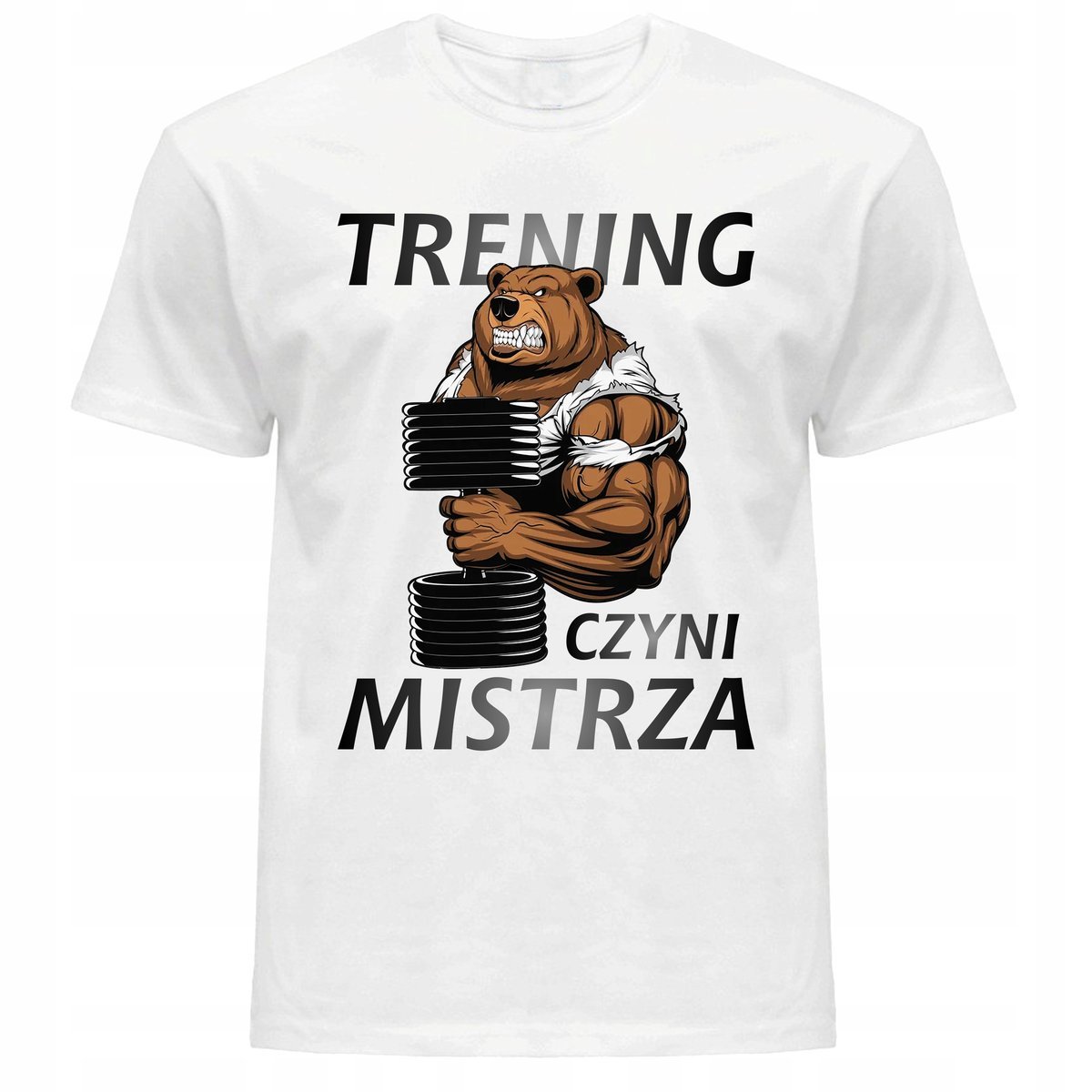 KOSZULKA NA PREZENT TRENING CZYNI MISTRZA L