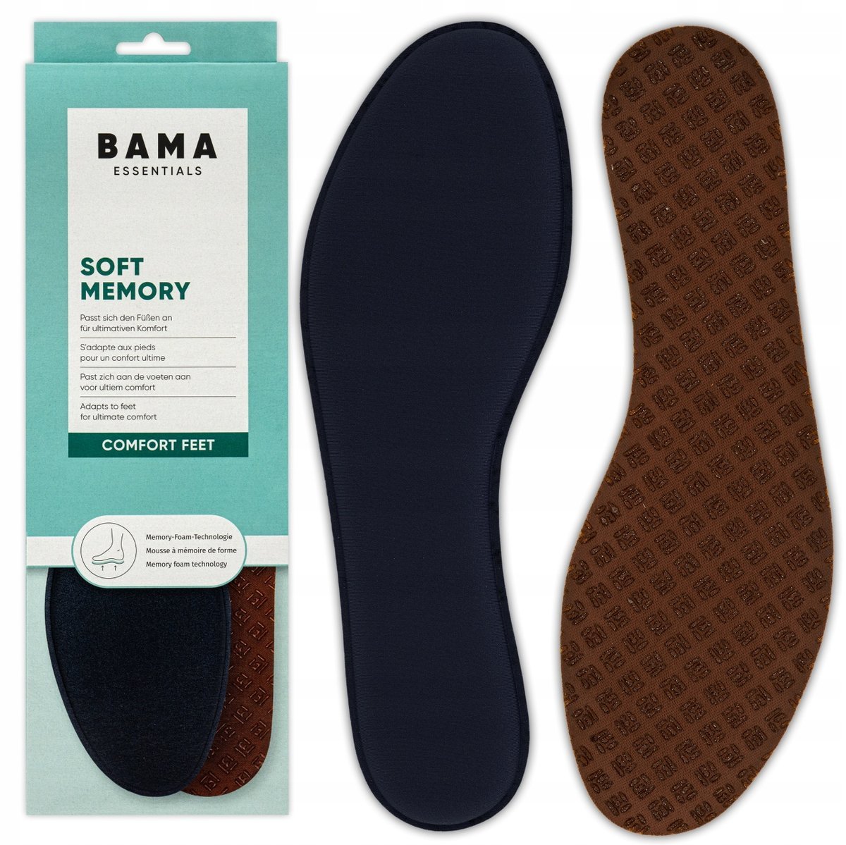 Wkładki z pianką memory amortyzujące oddychające BAMA 42/43