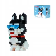 Klocki - Piesek mini Husky, Klocki konstrukcyjne 188el. - miniaturka - grafika 1
