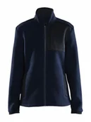 Kurtki damskie - Craft ADV EXPLORE PILE FLEECE kurtka polarowa damska L | Blaze/Black | materiał z recyklingu | kieszenie na piersi z zamkiem błyskawicznym | bluza damska | odzież sportowa dla kobiet - miniaturka - grafika 1