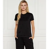 Koszulki i topy damskie - Karl Lagerfeld T-shirt Rhinestone | Regular Fit - miniaturka - grafika 1