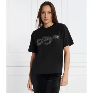 Koszulki i topy damskie - Juicy Couture T-shirt BOYFRIEND SCATTER DIAMANTE | Classic fit - grafika 1