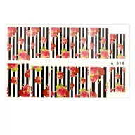 Ozdoby do paznokci - Allepaznokcie Naklejki wodne do paznokci arkusz 9 x 5,5 cm a Nr 618 - miniaturka - grafika 1