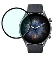 Akcesoria do smartwatchy - Szkło Hybrydowe Full Glue 5D Do Xiaomi Amazfit Gtr 3 Pro Czarny - miniaturka - grafika 1