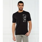 Koszulki męskie - BOSS ORANGE T-shirt Te_atacama | Regular Fit - miniaturka - grafika 1