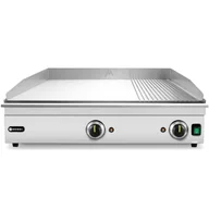 Piece, kotły  i płyty grzejne gastronomiczne - Grill elektryczny płyta grillowa gładka ryflowana 697 x 474 mm 3500 W - miniaturka - grafika 1