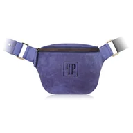 Nerki - Saszetka damska skórzana nerka vintage granatowa paolo peruzzi t-97-hdb - miniaturka - grafika 1