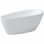 Wanny - Besco WAS-170-GGR GOYA A-LINE wanna wolnostojąca maskownica syfonu z przelewem grafitowa 170 x 80 - miniaturka - grafika 1