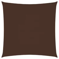 Parasole ogrodowe - vidaXL Żagiel ogrodowy, tkanina Oxford, kwadratowy, 6x6 m, brązowy 135802 - miniaturka - grafika 1