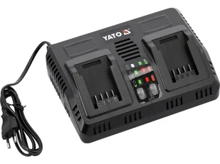 Podwójna ładowarka Yato 18V (2,4-4,5A) YT-828501 - Ładowarki do elektronarzędzi - miniaturka - grafika 1