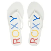 Klapki i japonki damskie - Japonki Roxy ARJL100876 Biały - miniaturka - grafika 1