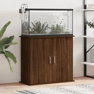 Akwaria i zestawy akwarystyczne - vidaXL Szafka pod akwarium, brązowy dąb, 81x36x73 cm - miniaturka - grafika 1