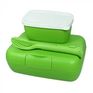Lunch boxy - Koziol Lunchbox z pojemnikiem i sztućcami Candy ready healthy green 3272688 3272688 - miniaturka - grafika 1