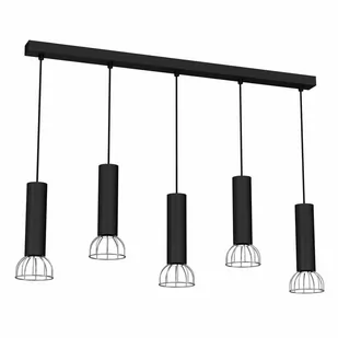 Milagro Lampa Wisząca DANTE BLACK/SILVER 5xGU10 MLP7361 - Lampy sufitowe - miniaturka - grafika 1